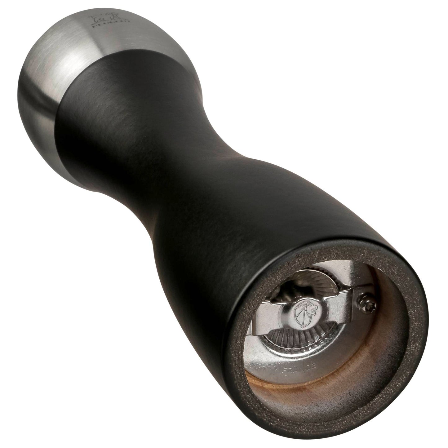 Peugeot FIDJI salt mill beech wood matt black 20 cm