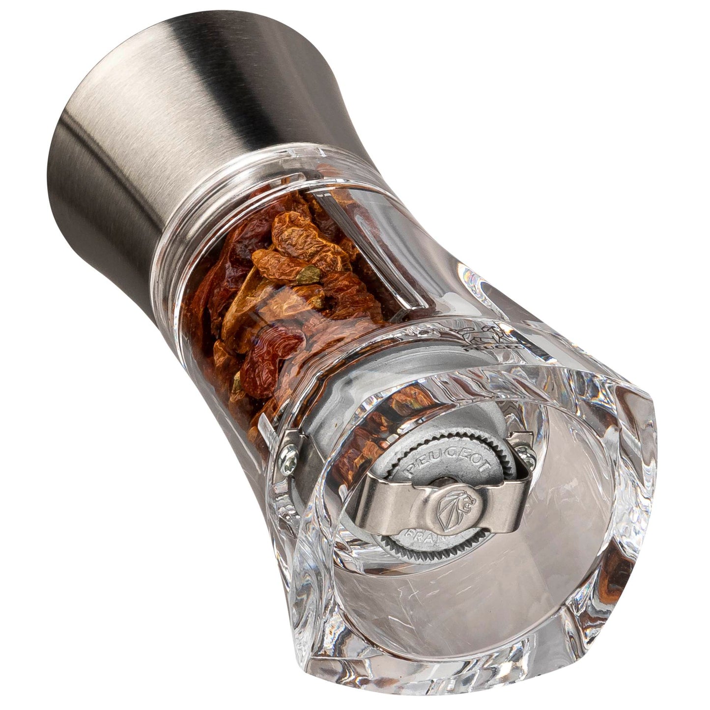 Peugeot OUESSANT Chili mill stl. steel/transparent 14cm