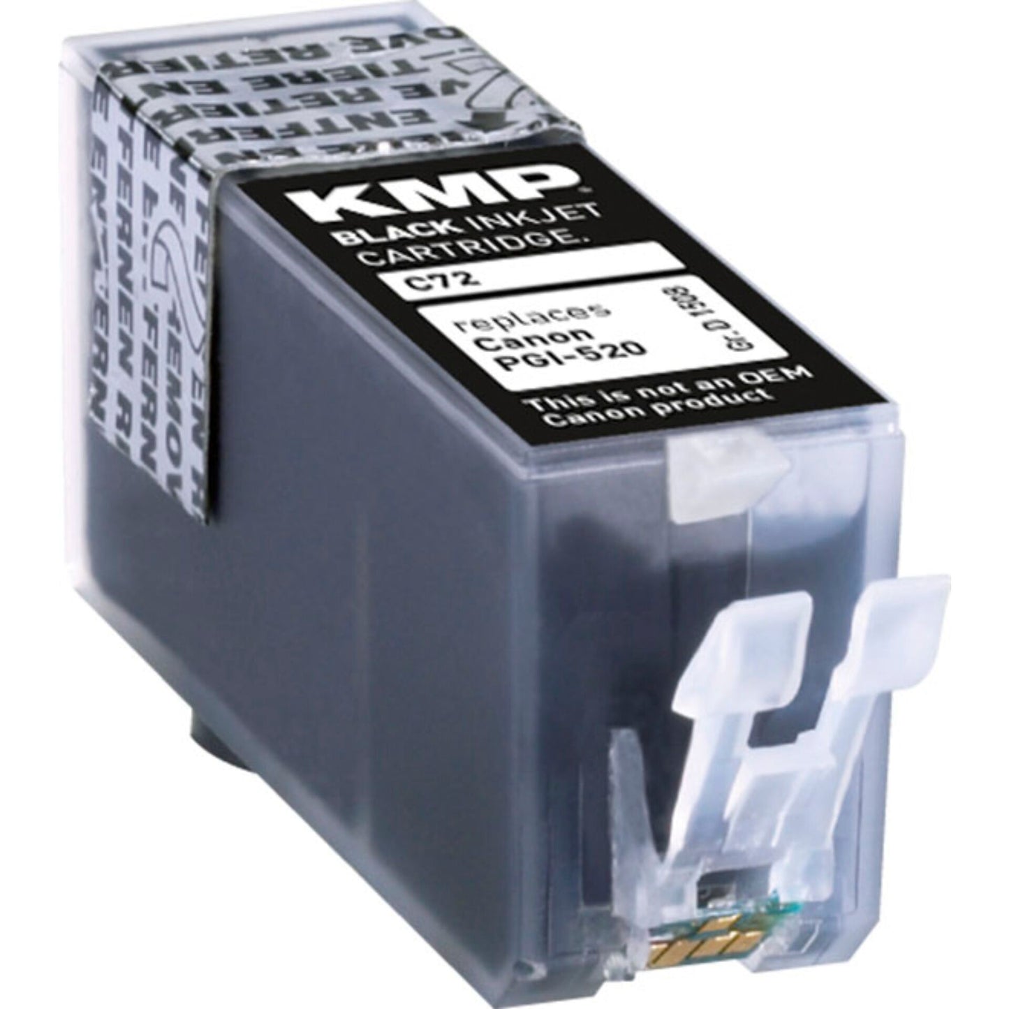 KMP C72 ink cartridge black compatible with Canon PGI-520 BK