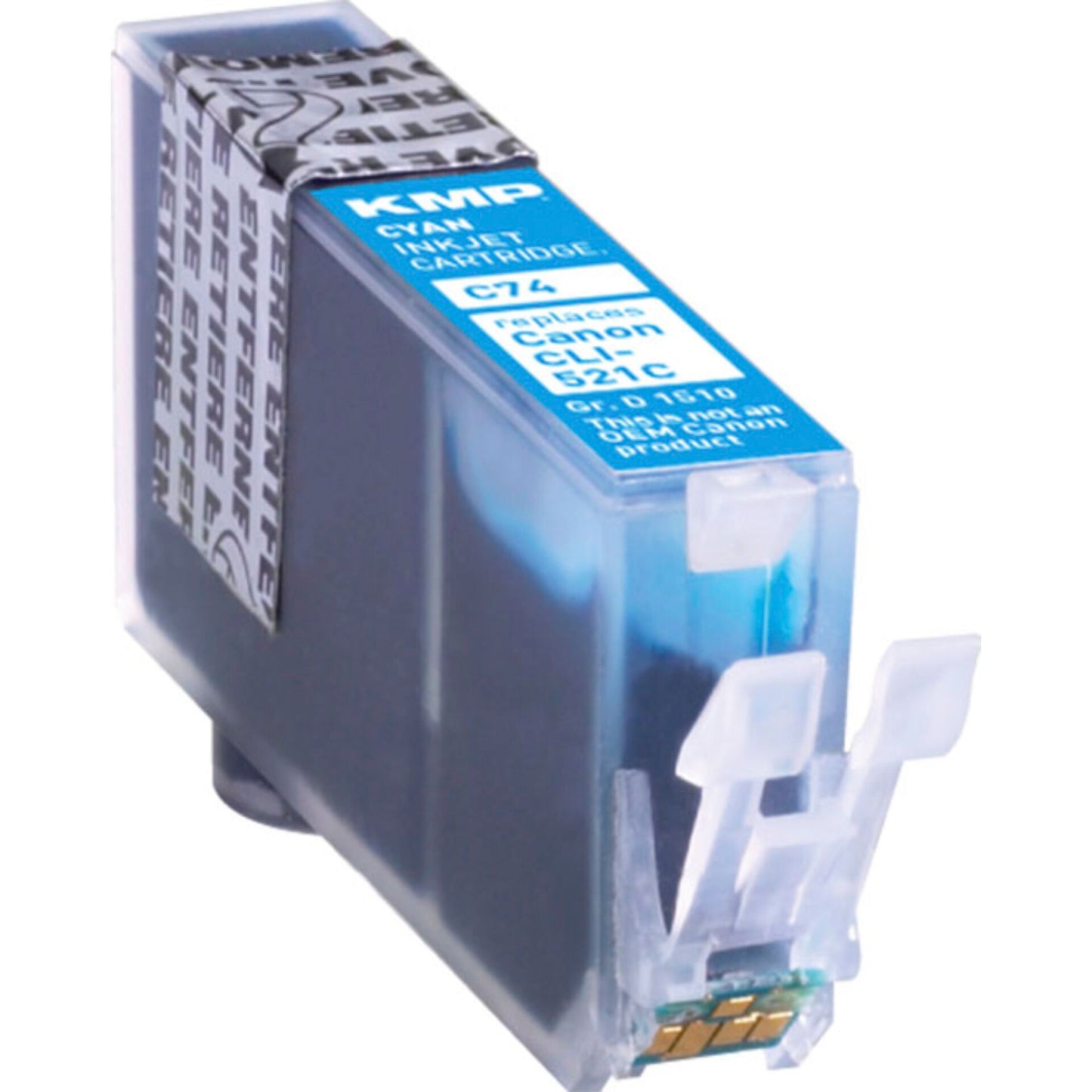 KMP C74 ink cartridge cyan compatible with Canon CLI-521 C