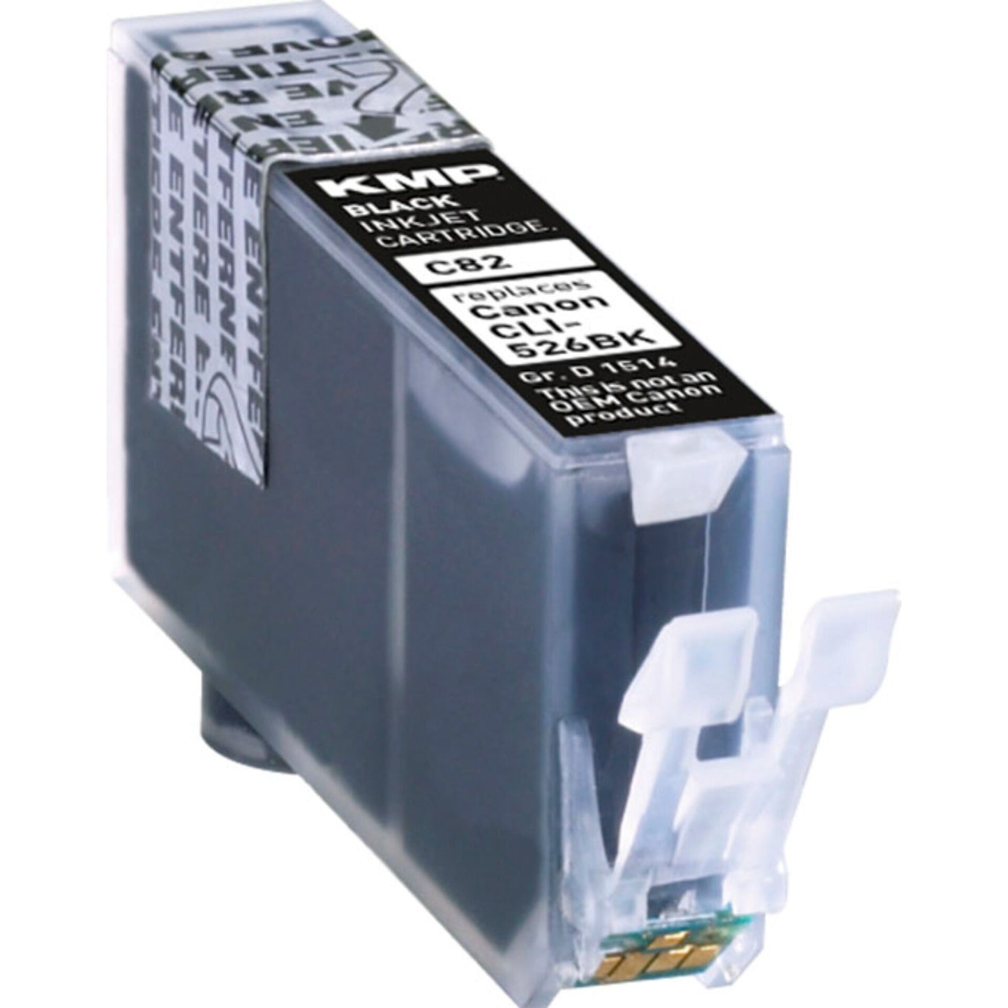 KMP C82 ink cartridge black compatible with Canon CLI-526 BK
