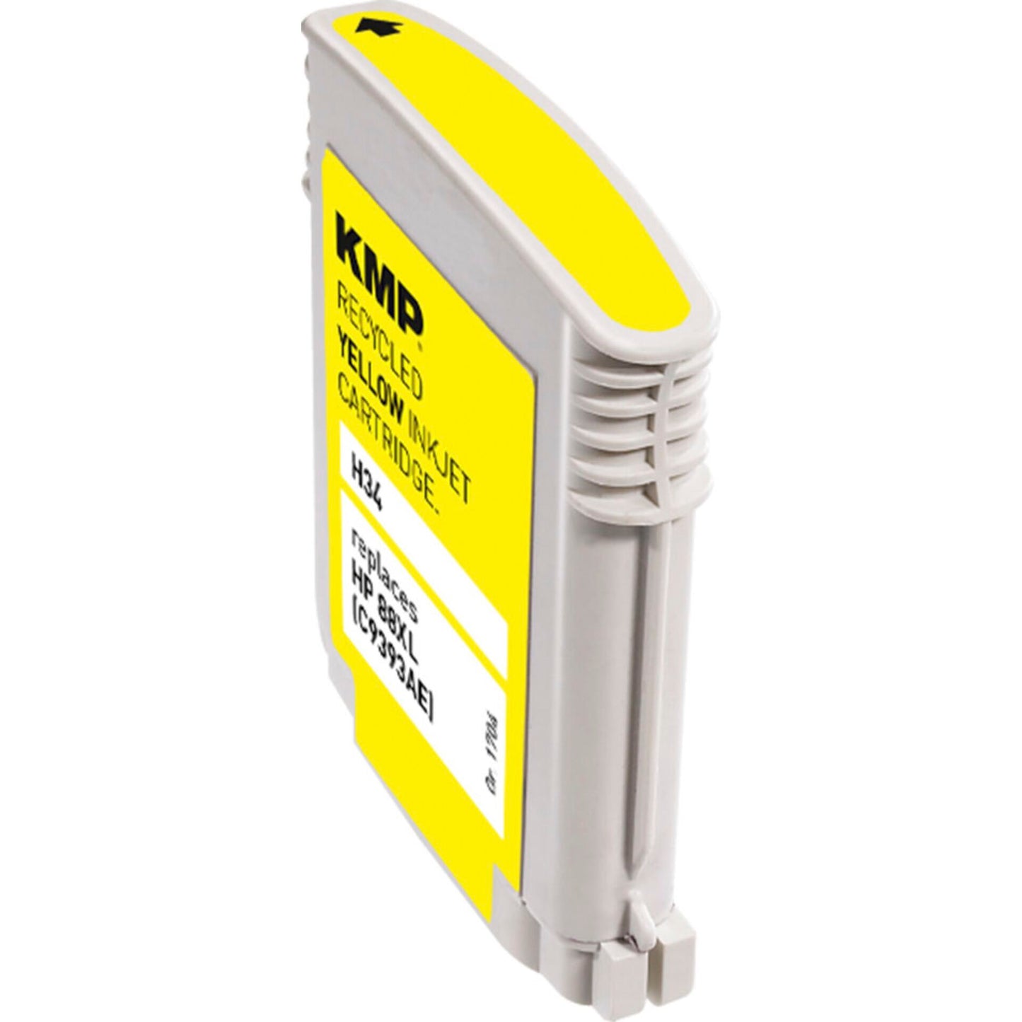 KMP H34 ink cartridge yellow comp. w. HP C 9393 AE No. 88 XL