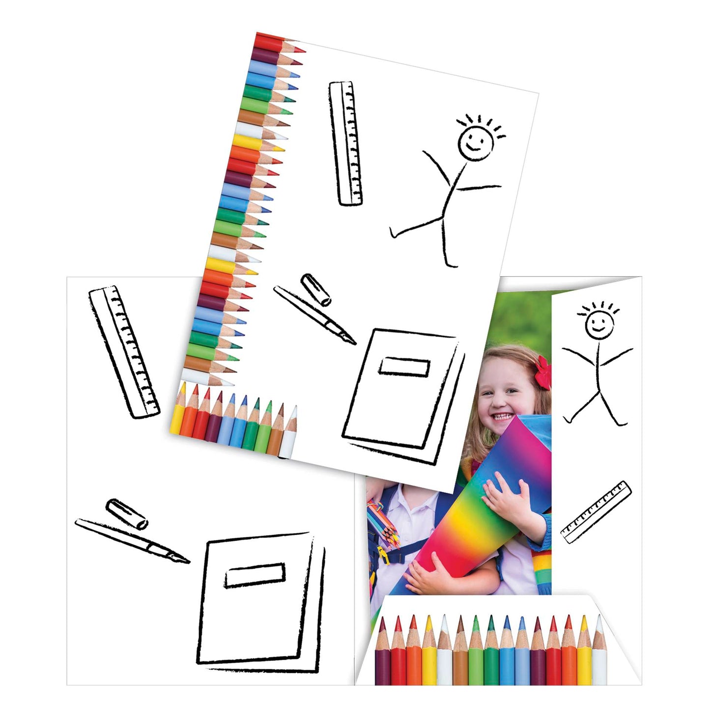 1x10 Daiber folder pencils desi. for max.pic.format 18x25cm 13412