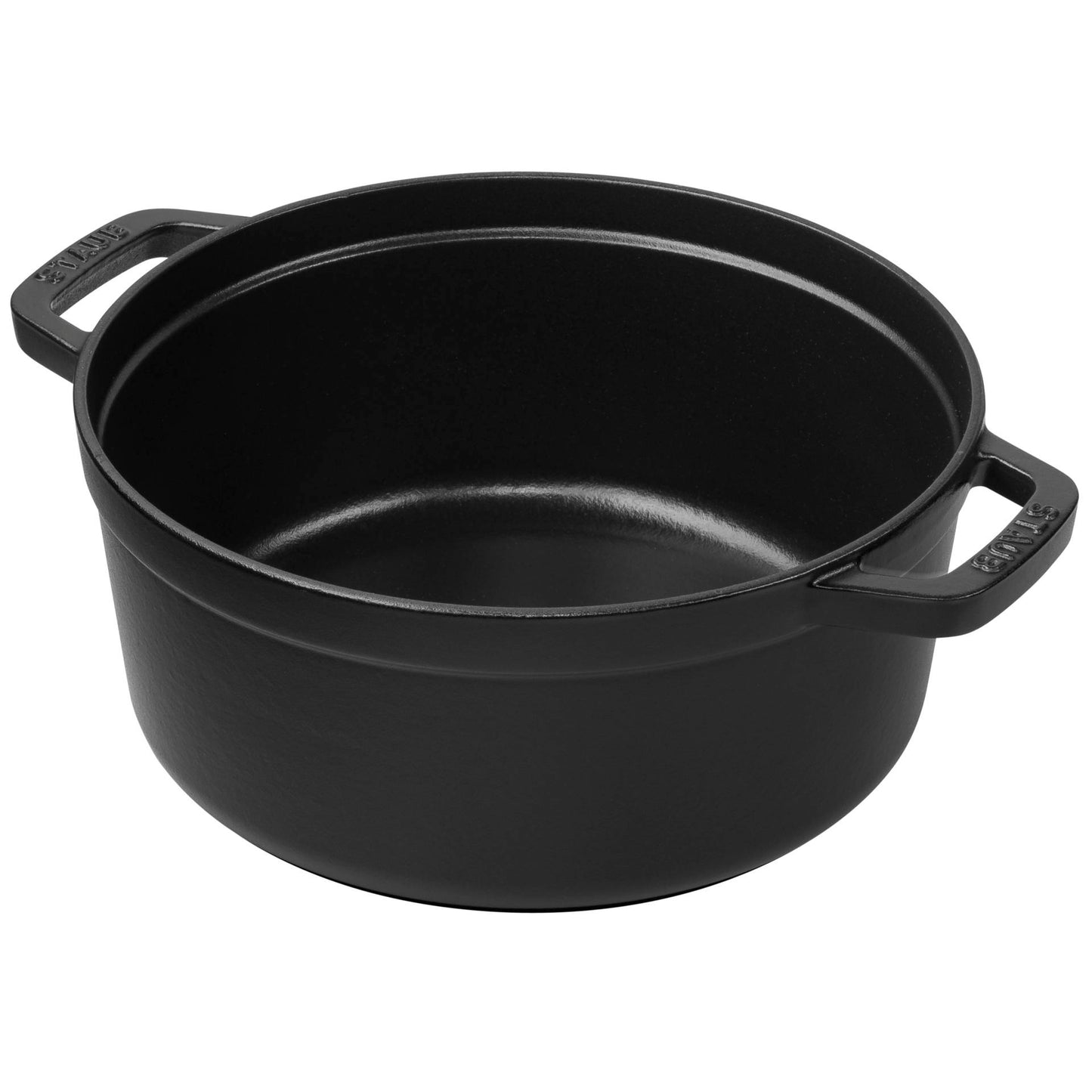 Staub La Cocotte 24cm round black, cast iron