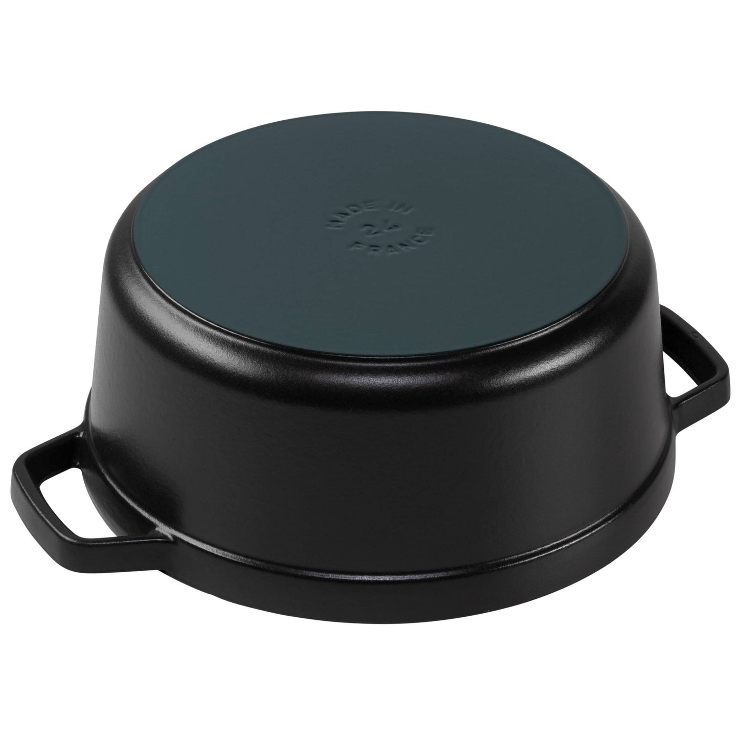Staub La Cocotte 24cm round black, cast iron