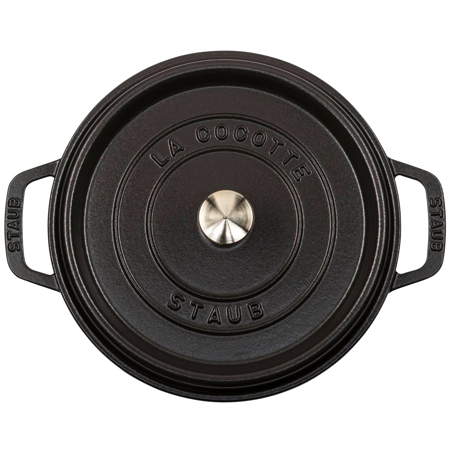 Staub La Cocotte 24cm round black, cast iron