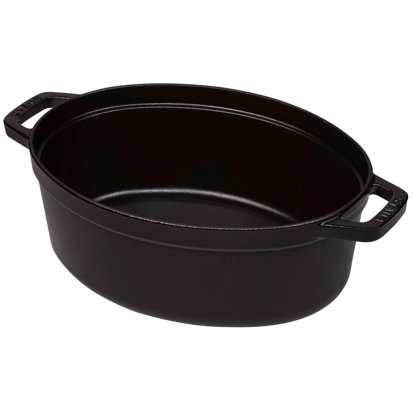 Staub Oval Cocotte, 29cm cast iron, black