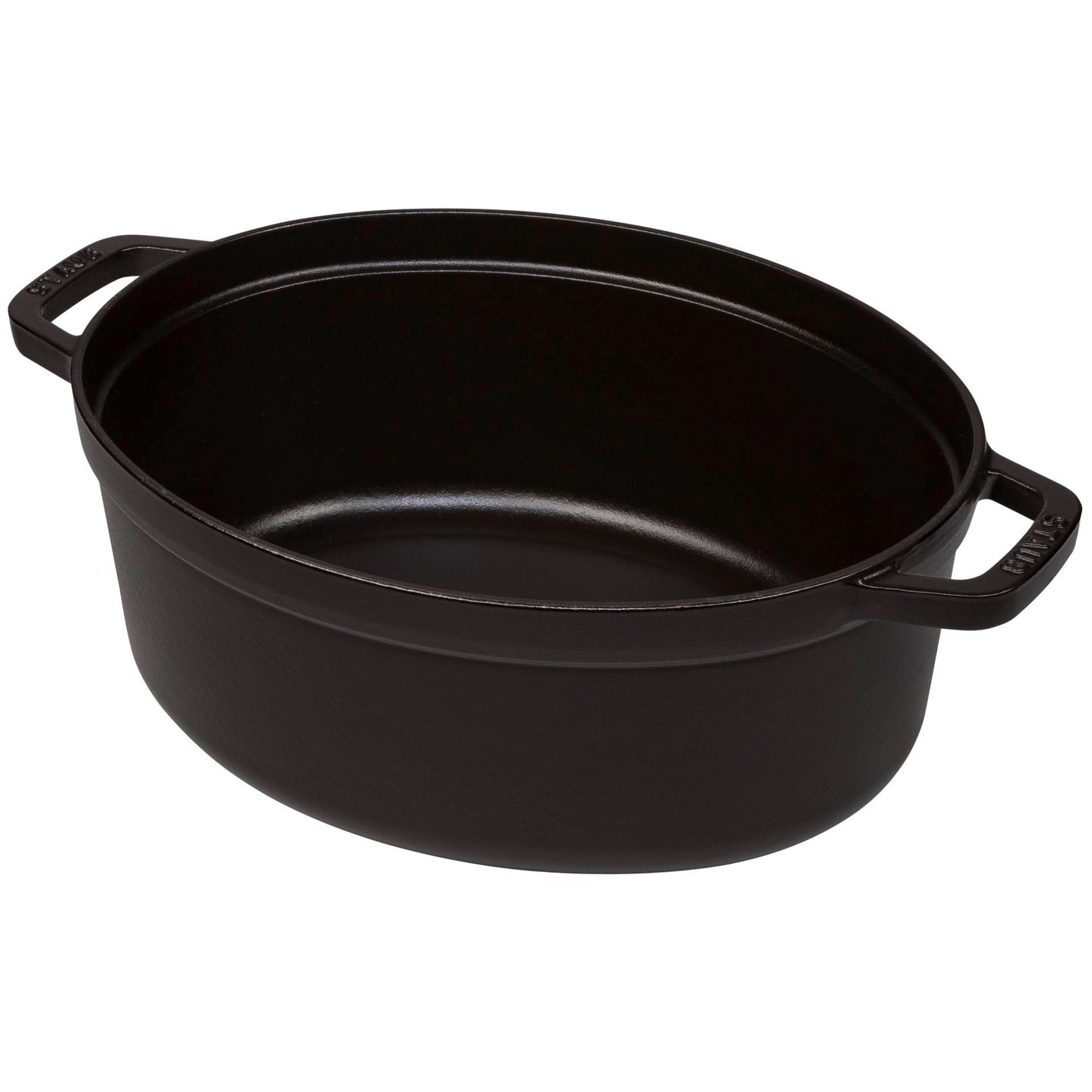 Staub Oval Cocotte, 31cm cast iron, black