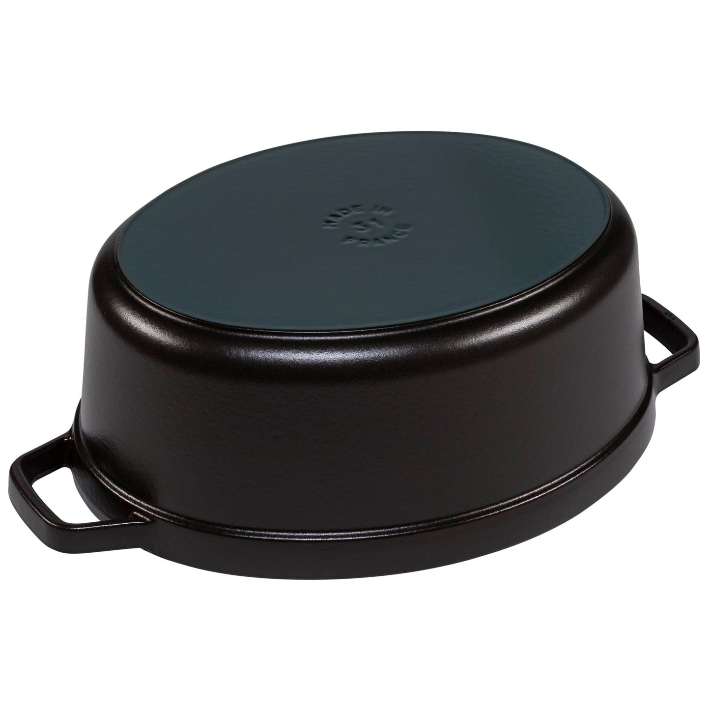 Staub Oval Cocotte, 31cm cast iron, black