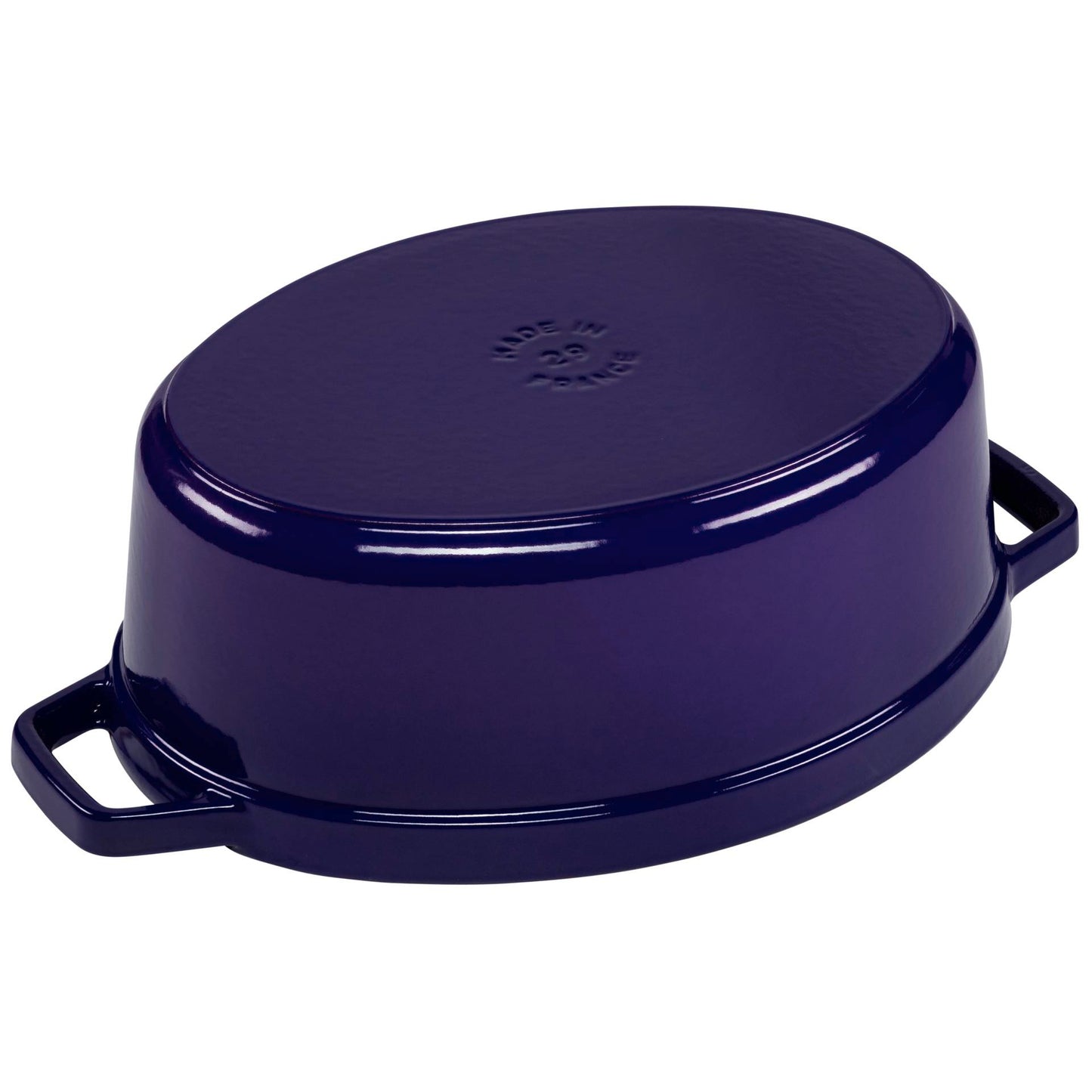 Staub Oval Cocotte, 29cm cast iron, dark blue