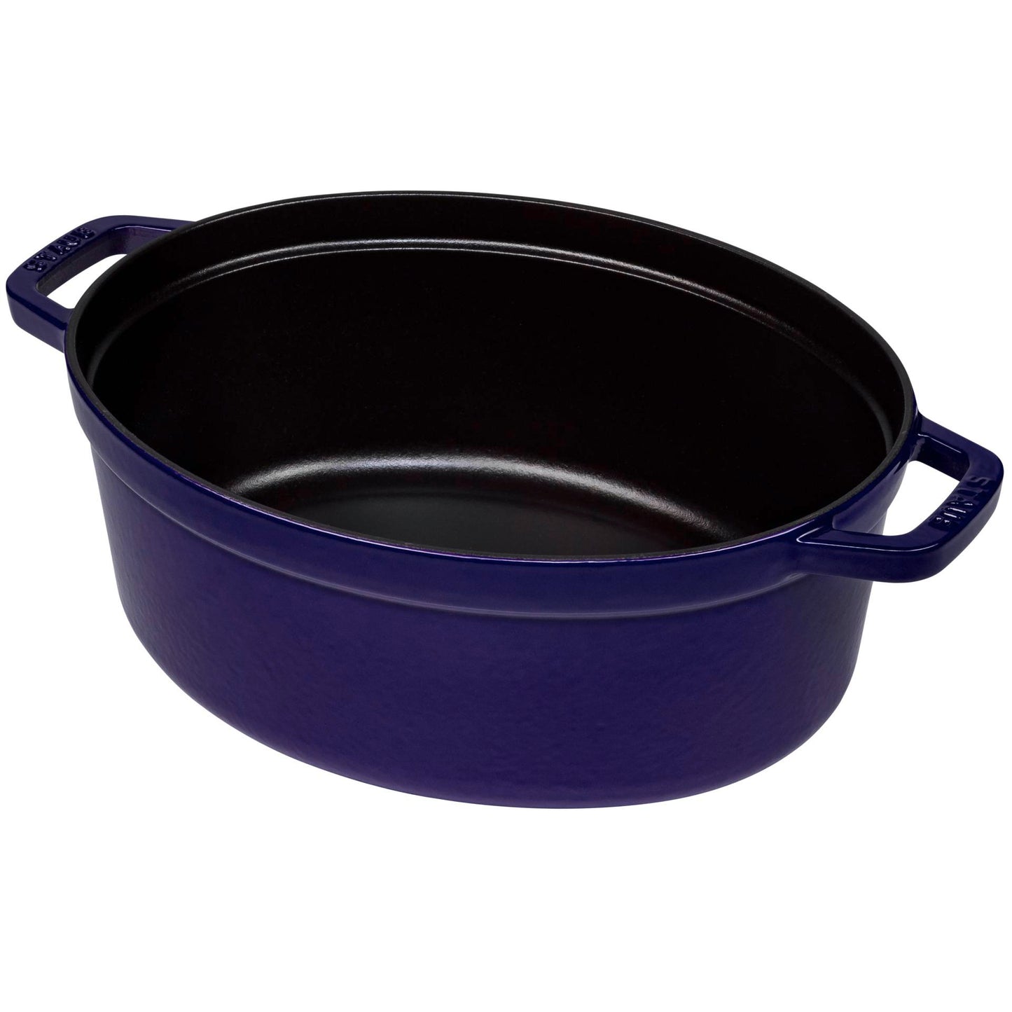 Staub Oval Cocotte, 31cm cast iron, dark blue