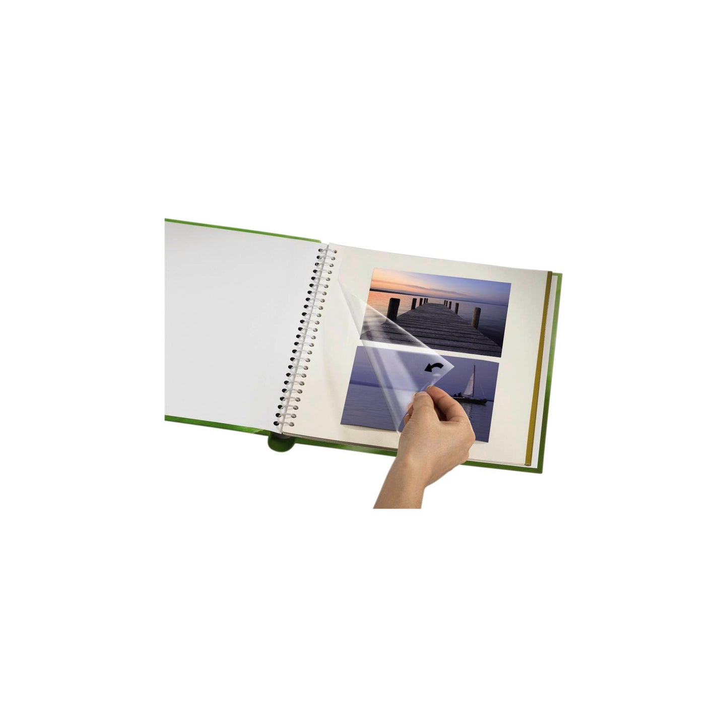 Hama Singo 20 Pages 28x31 self-adhesive green 106265