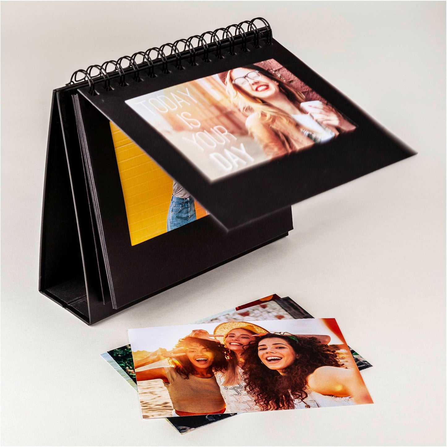 Walther Spiral photo frame 10x15 black Paper 12 photos SB015B