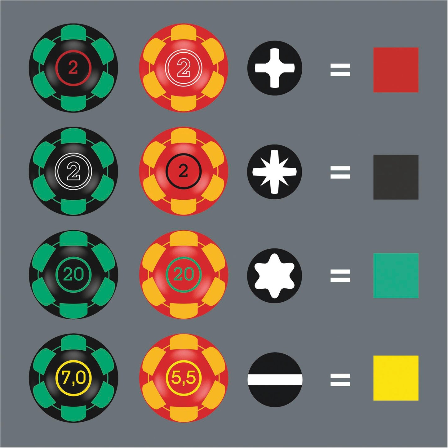 WERA Kraftform 2go 300 screwdriver set Kraftform Pl
