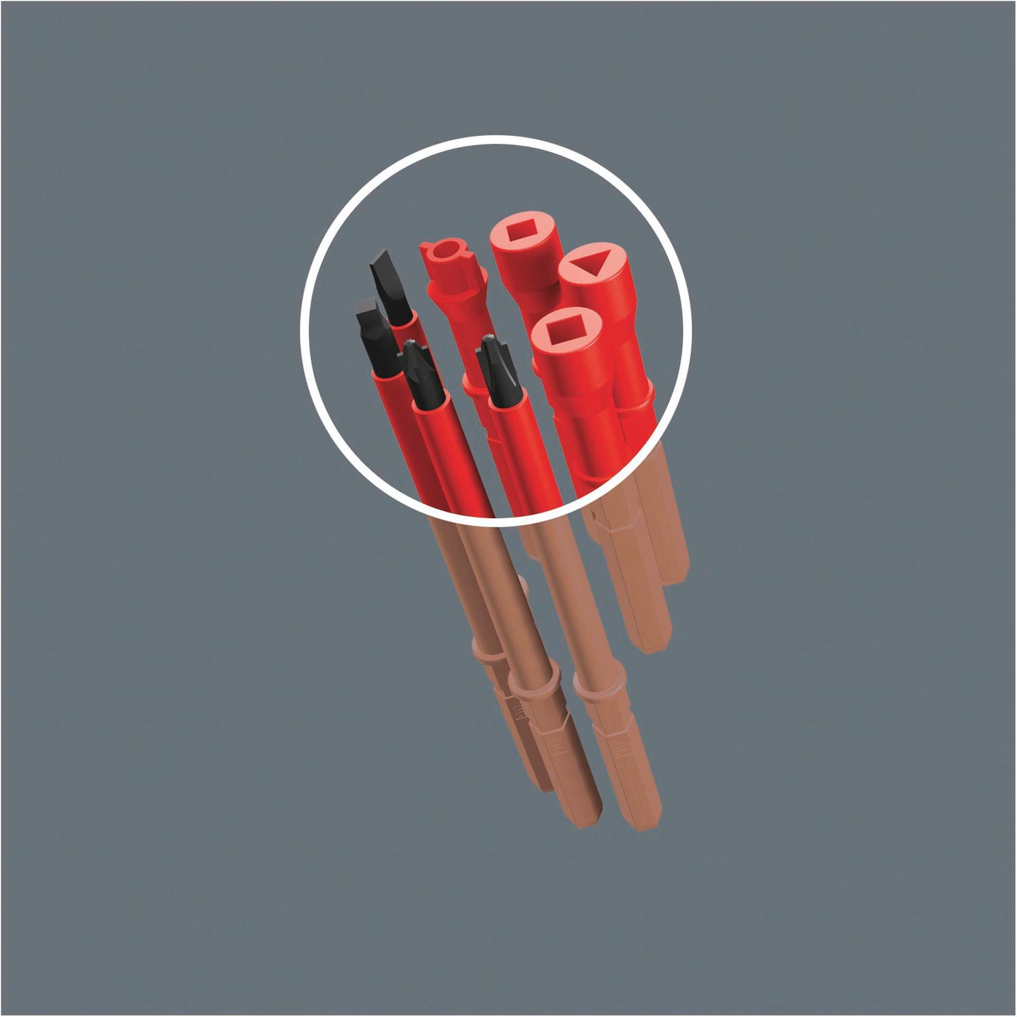 WERA Kraftform Kompakt VDE 7 screwdriver set