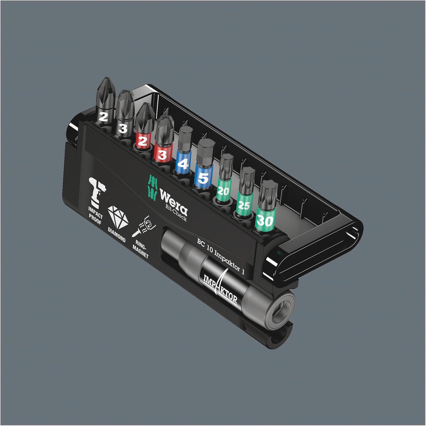 WERA Bit-Check 10 Impaktor 1 Bit-Check