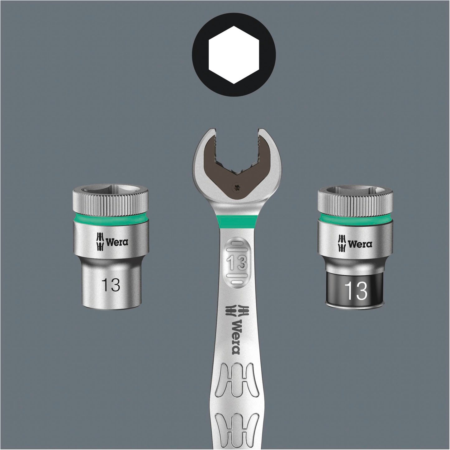 WERA Wheel Impaktor C Set 1 Socket set, 1/2 drive
