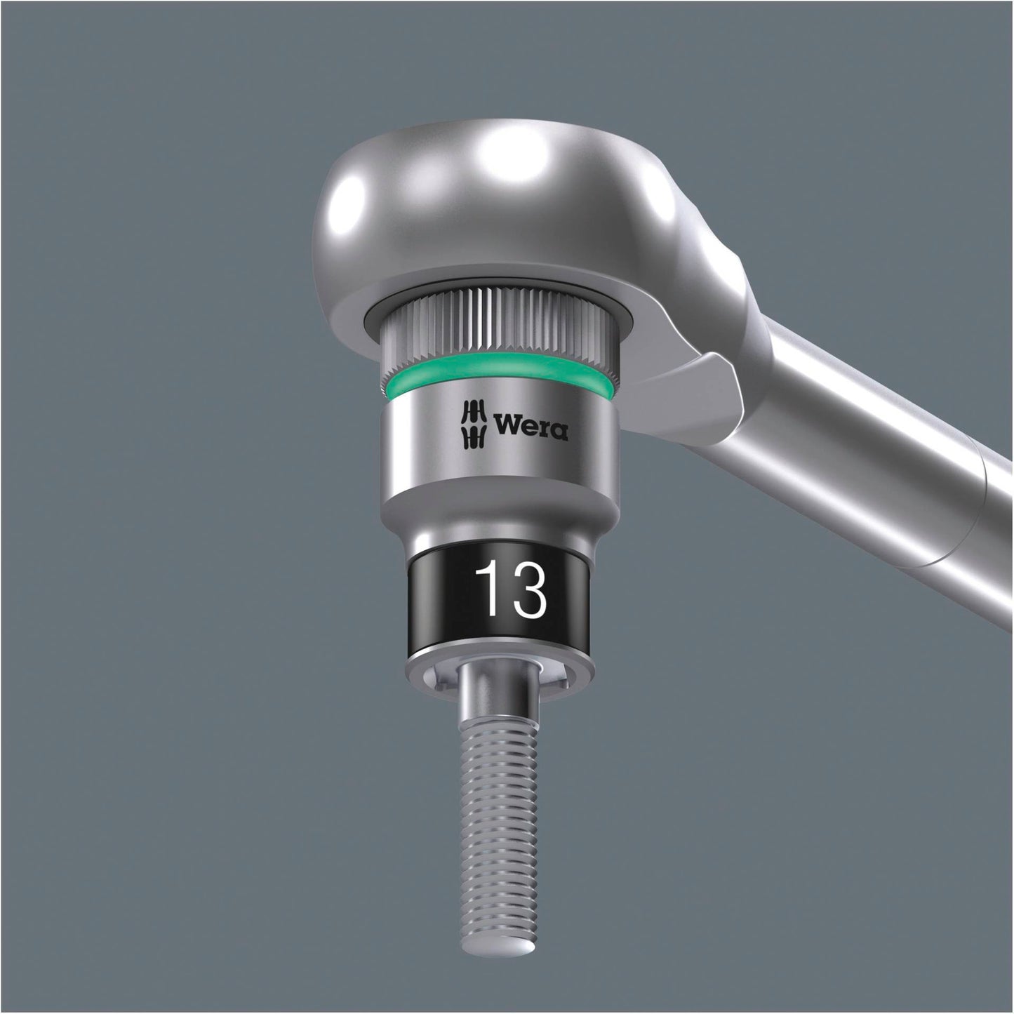 WERA Belt A 1 Zyklop socket set w. holding funtion 1/4 drive