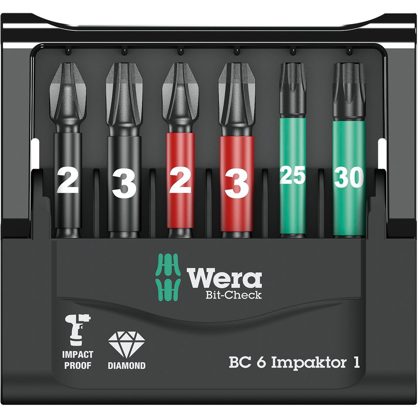 WERA Bit-Check 6 Impaktor 1 Bit-Check