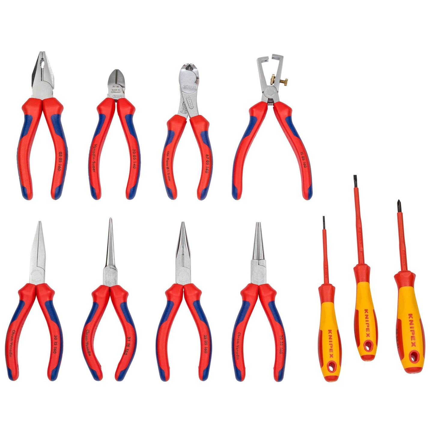 KNIPEX Set of Pliers in Tool Bag