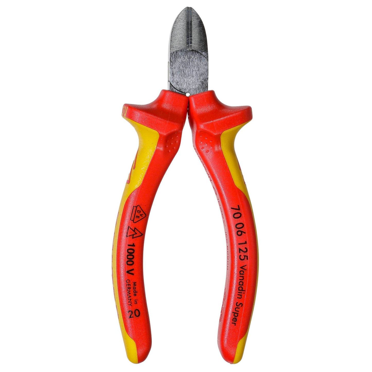 KNIPEX wire cutter chrome 125 mm
