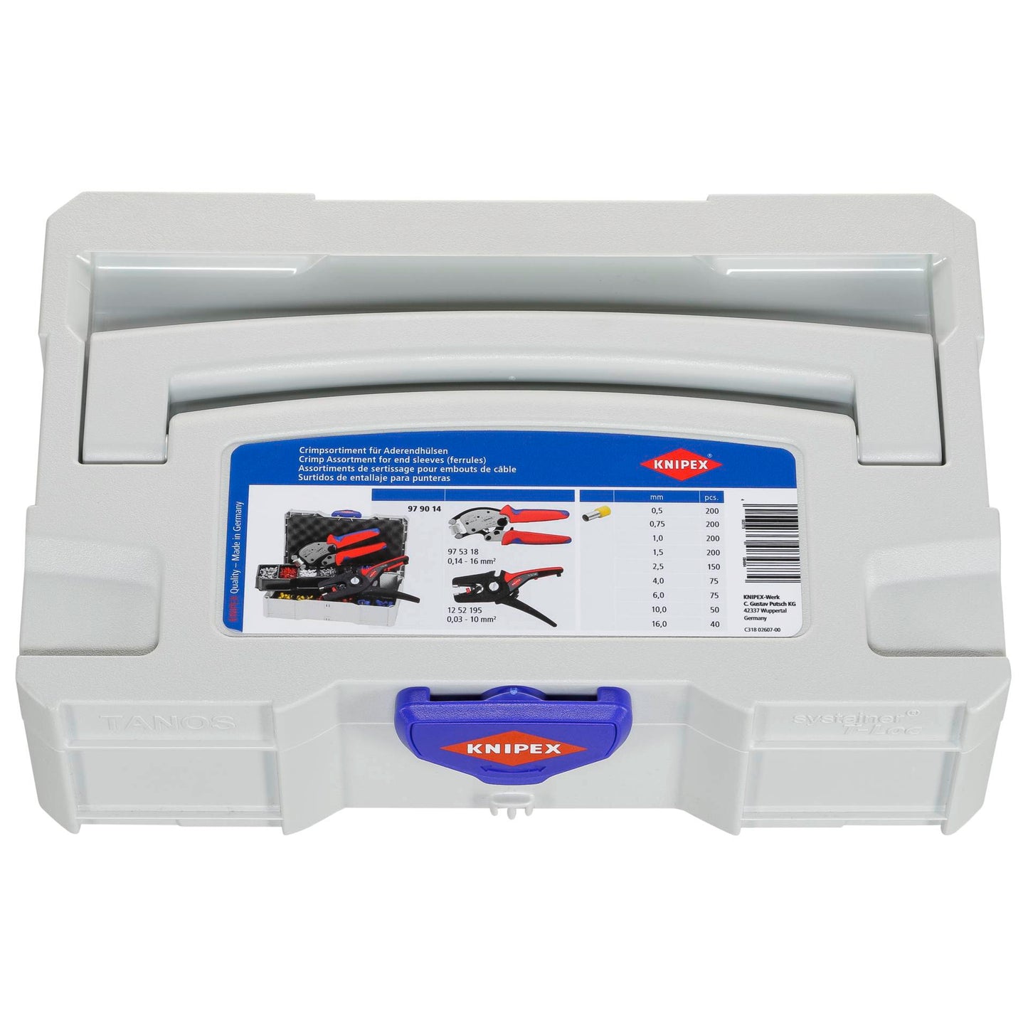 KNIPEX Crimp Assortments 1252195 + 975318