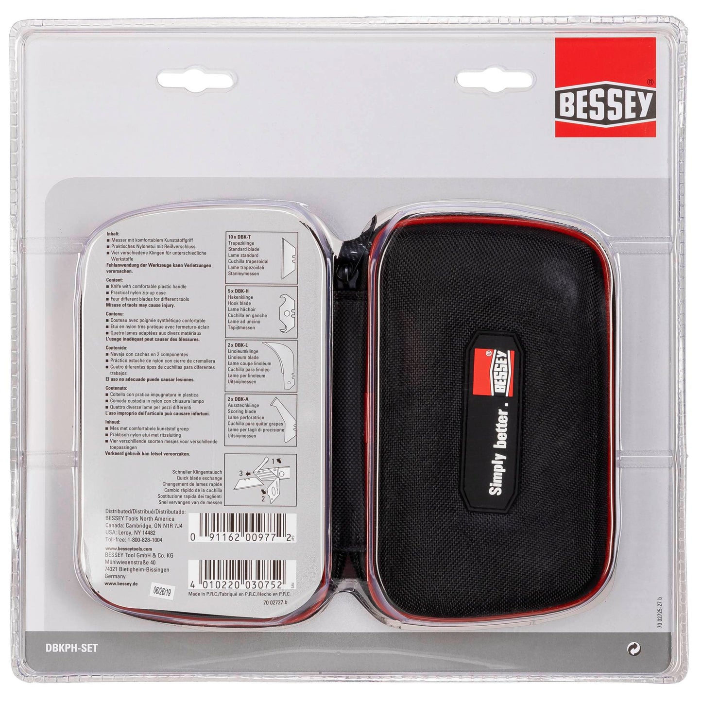 BESSEY knife Set DBKPH-SET