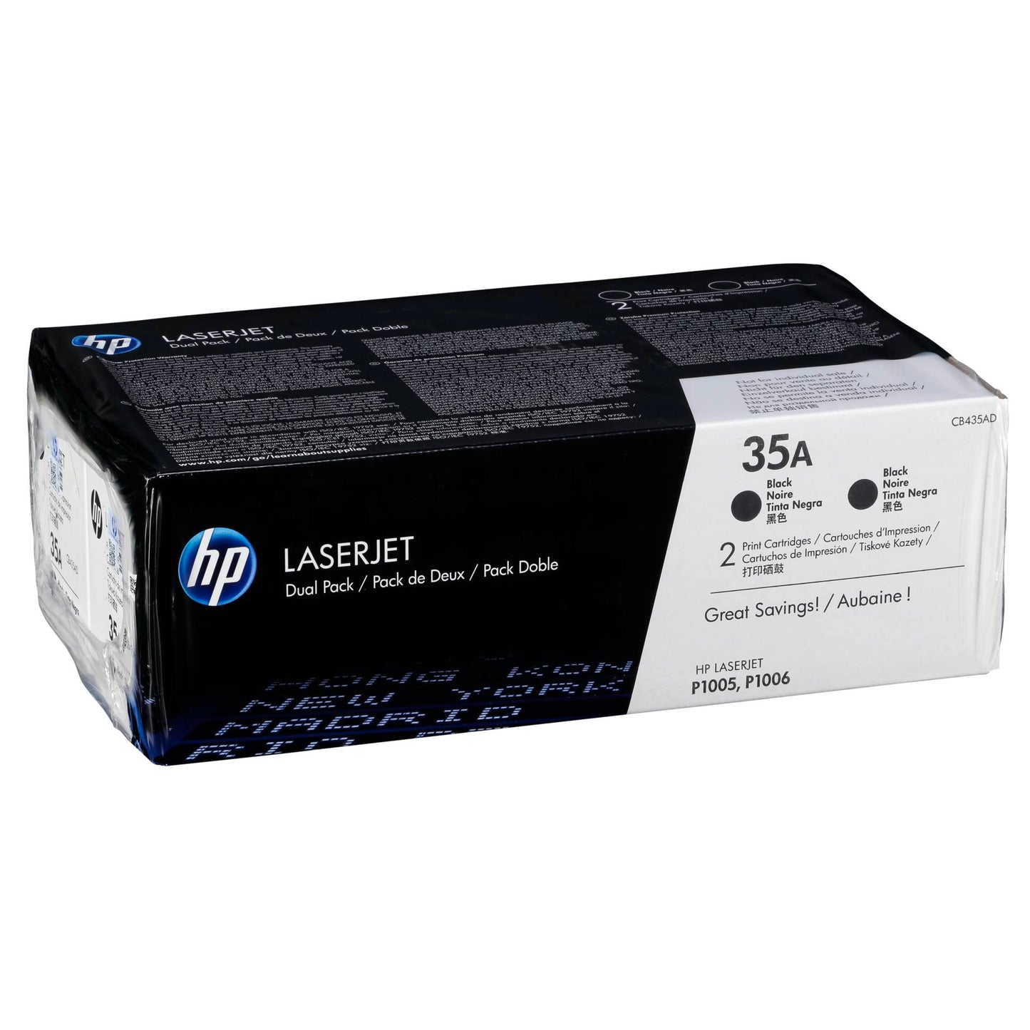 HP Toner CB 435 AD Twin Pack black No. 35 A
