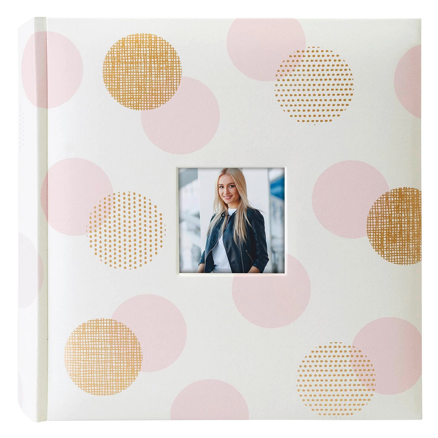 ZEP Elena gold/pink 24x24 20 Pages Photo Album NZ2420G
