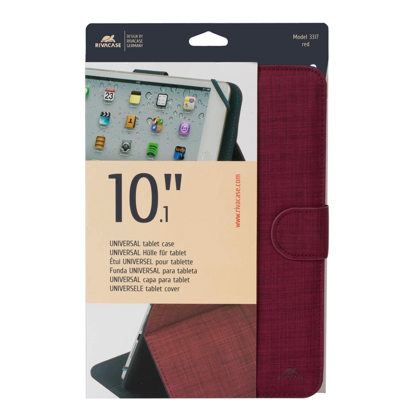 Rivacase 3317 tablet case 10.1 red