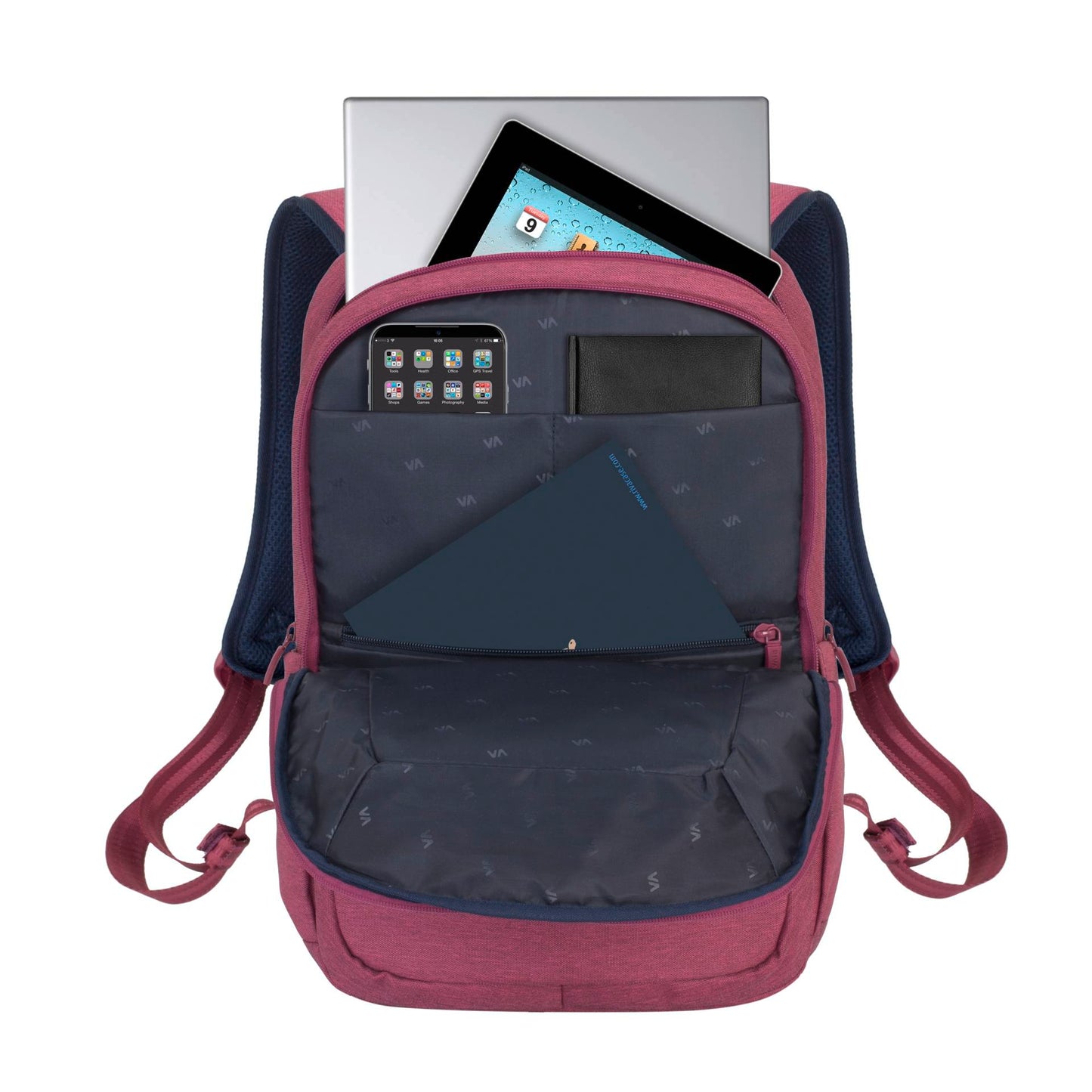 Rivacase 7760 ECO red Laptop backpack 15.6