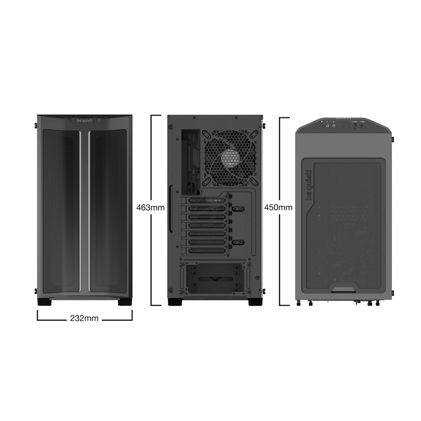 be quiet! PURE BASE 500DX Black housing