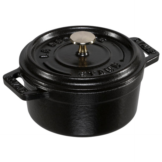 Staub Mini Cocotte 10cm round black, cast iron