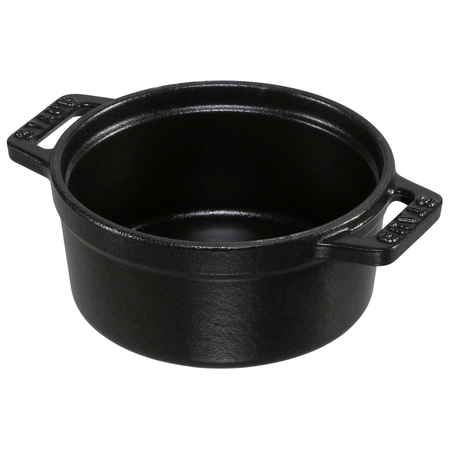 Staub Mini Cocotte 10cm round black, cast iron