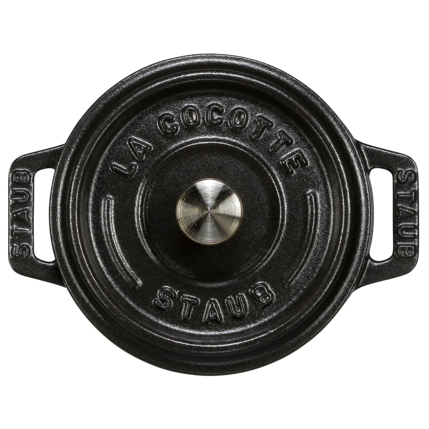 Staub Mini Cocotte 10cm round black, cast iron