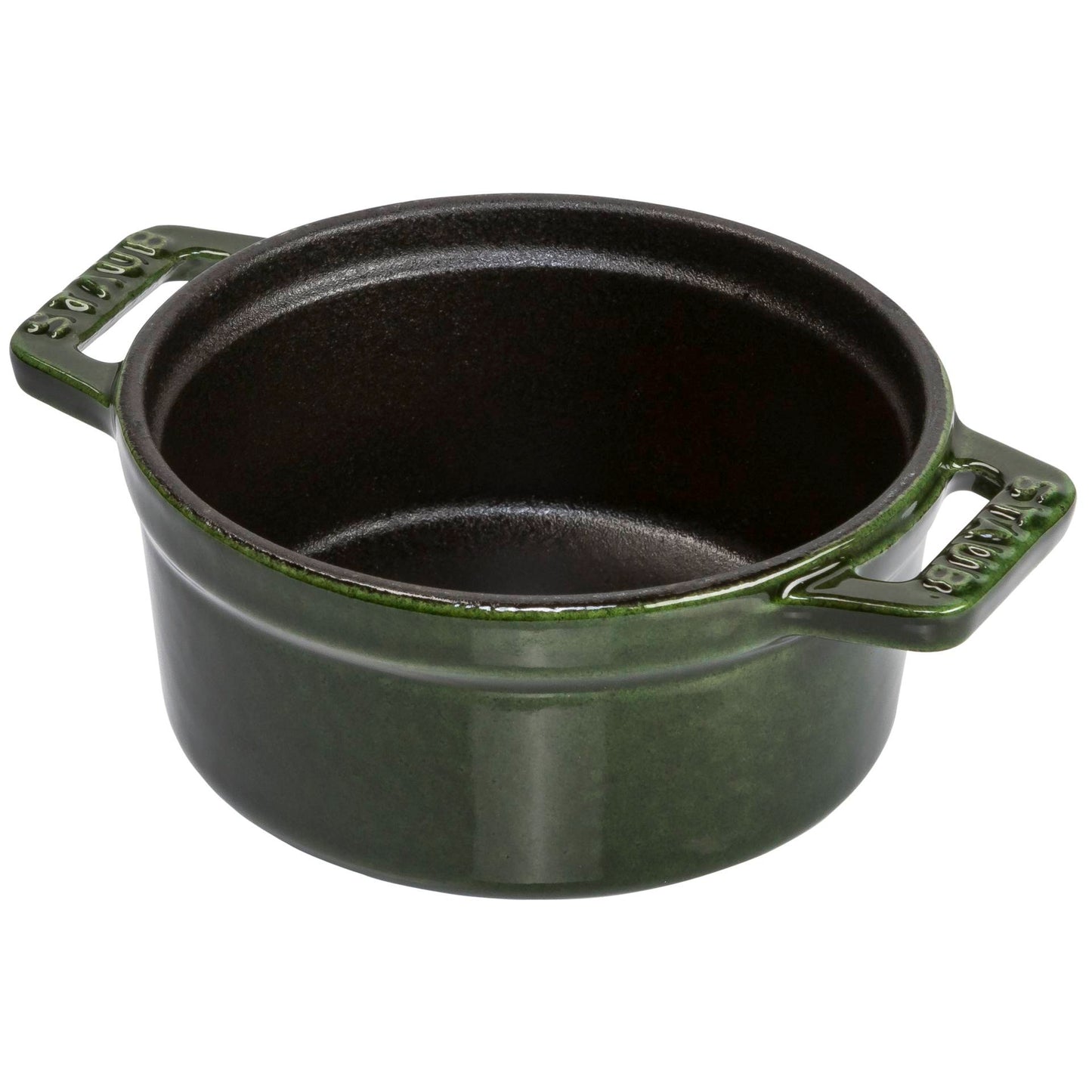 Staub Mini Cocotte 10cm round basil green, cast iron