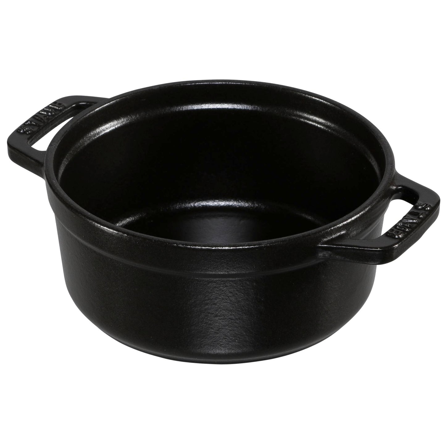 Staub Cocotte 12cm round black, cast iron
