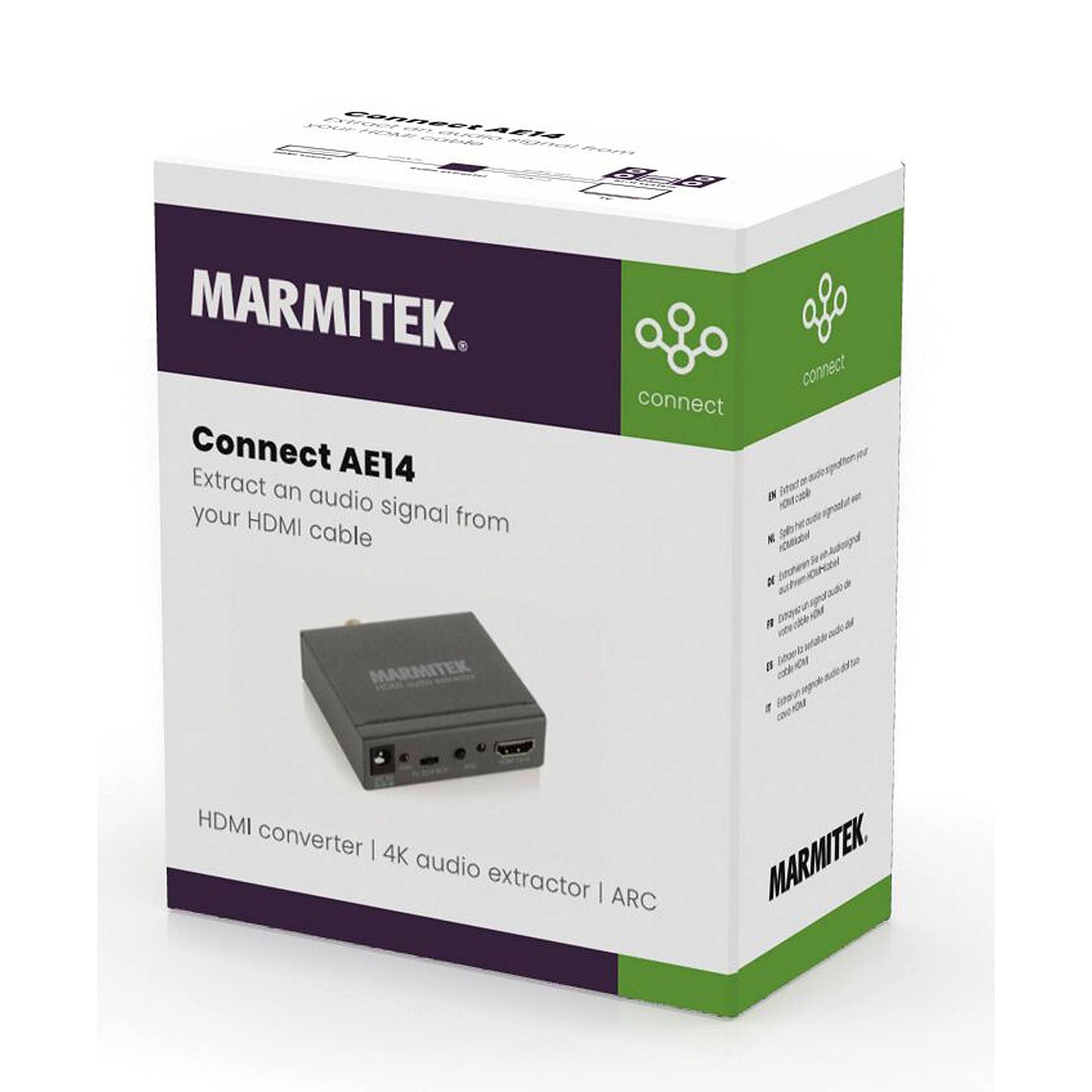 Marmitek HDMI Converter 4K Audio Extractor Connect AE14