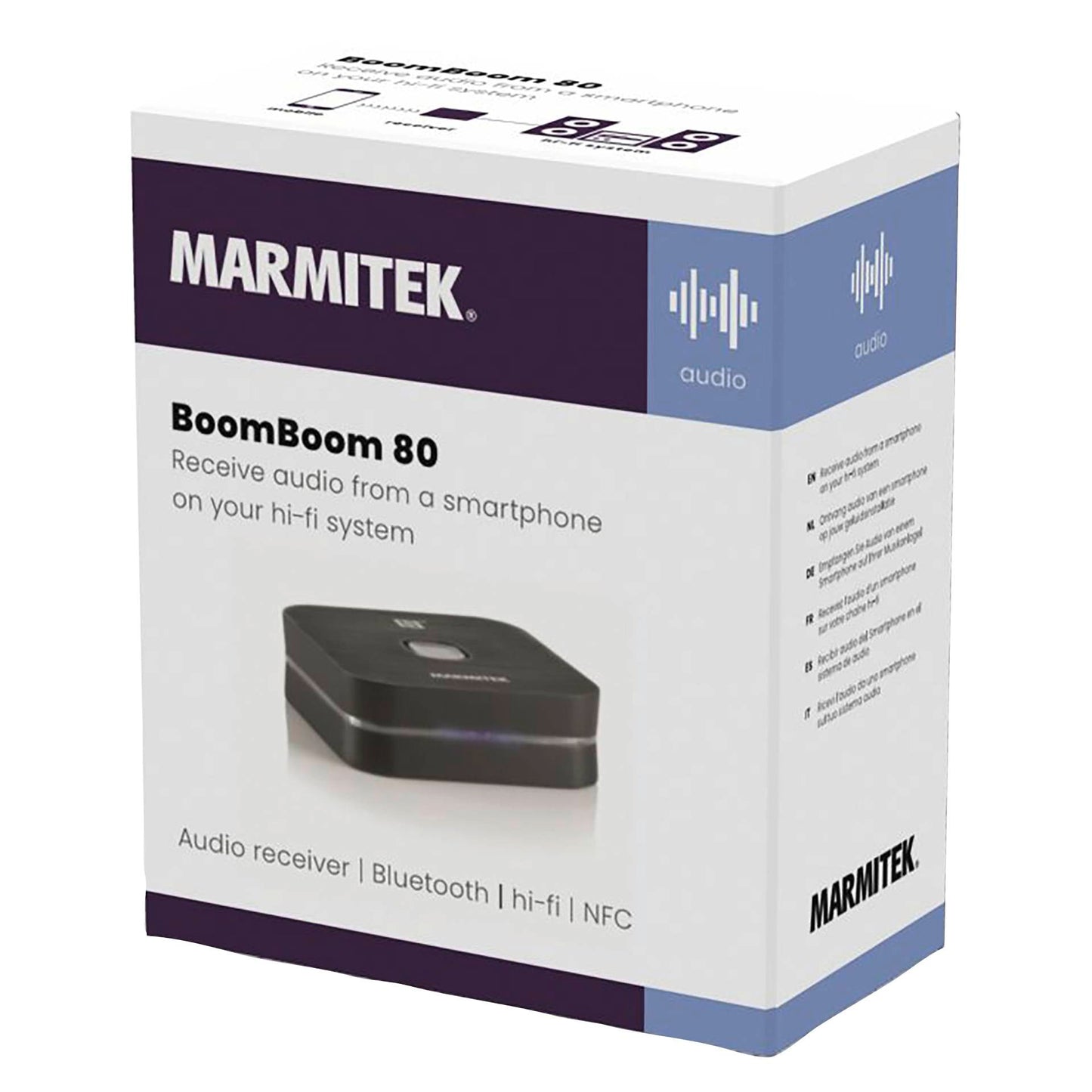 Marmitek BoomBoom 80 Bluetooth audio receiver with NFC