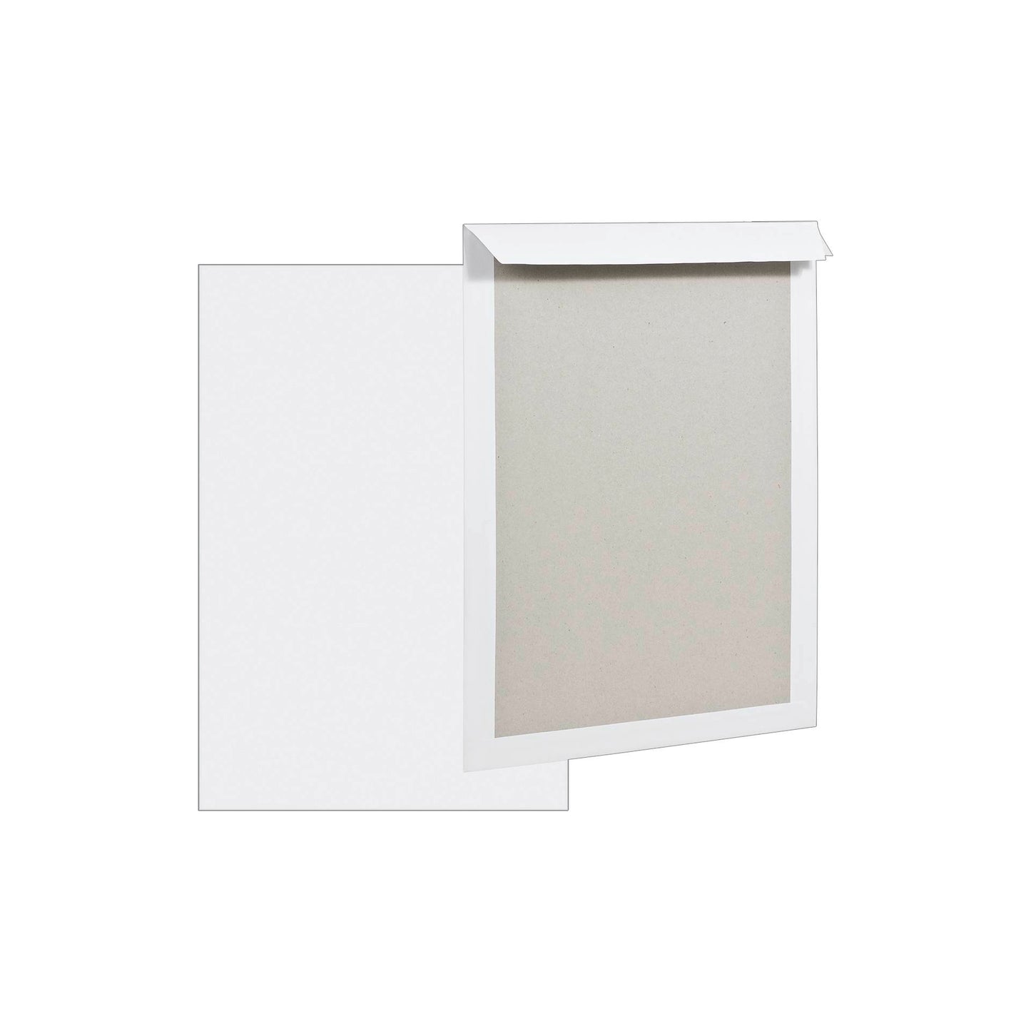 1x100 envelope cardboard back C3 324 x 457 mm white o.F. 120 g