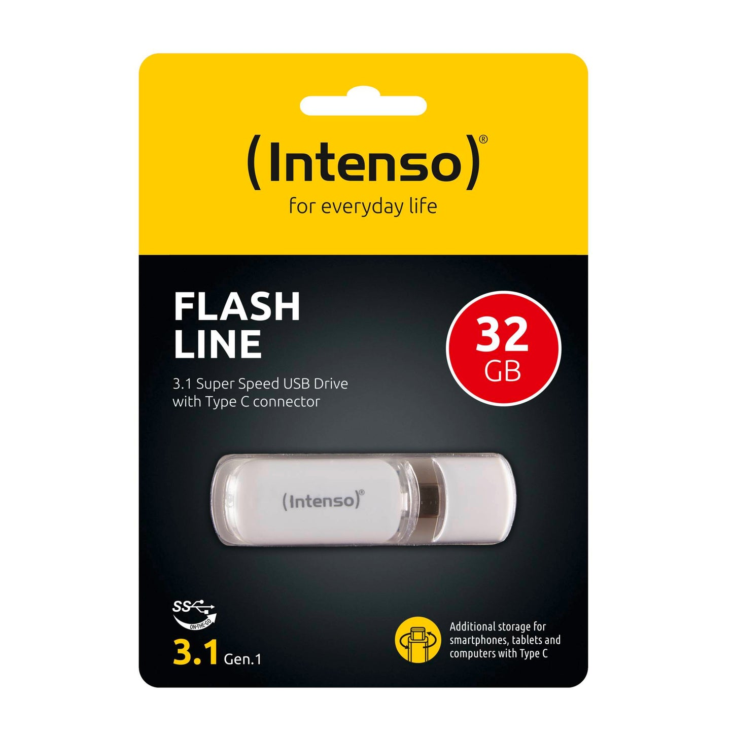 Intenso Flash Line 32GB USB Stick 3.1 Type-C