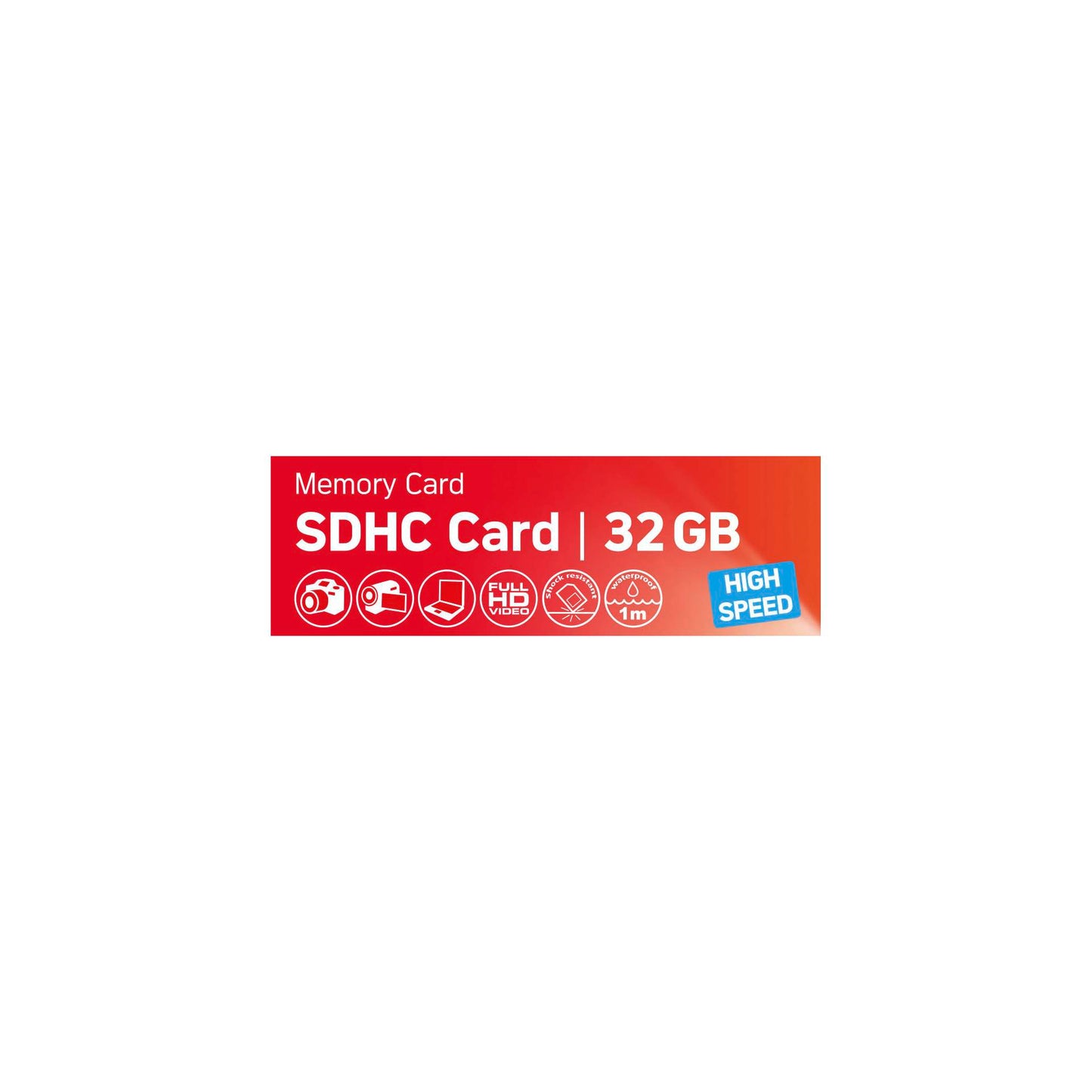 AgfaPhoto SDHC Card 32GB High Speed Class 10 UHS I U1 V10
