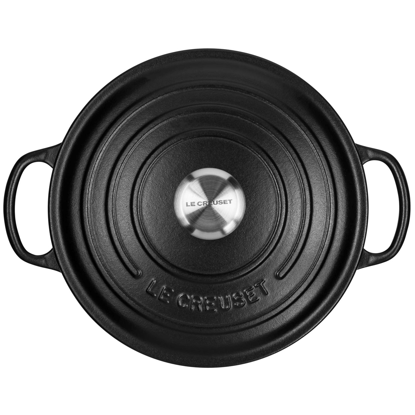 Le Creuset Signature Casserole round 20 cm black