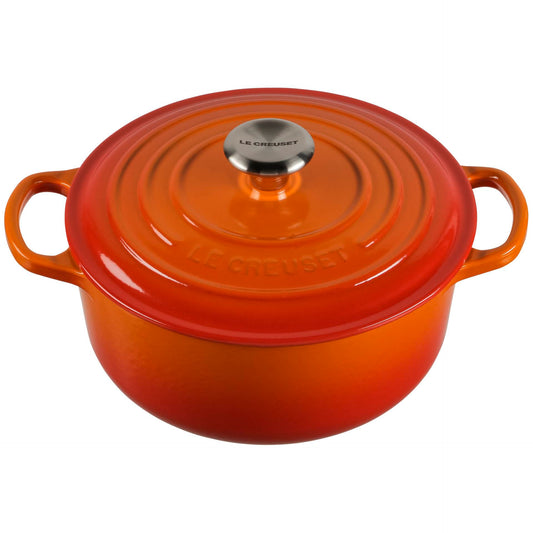 Le Creuset Signature Casserole round 20 cm volcanic