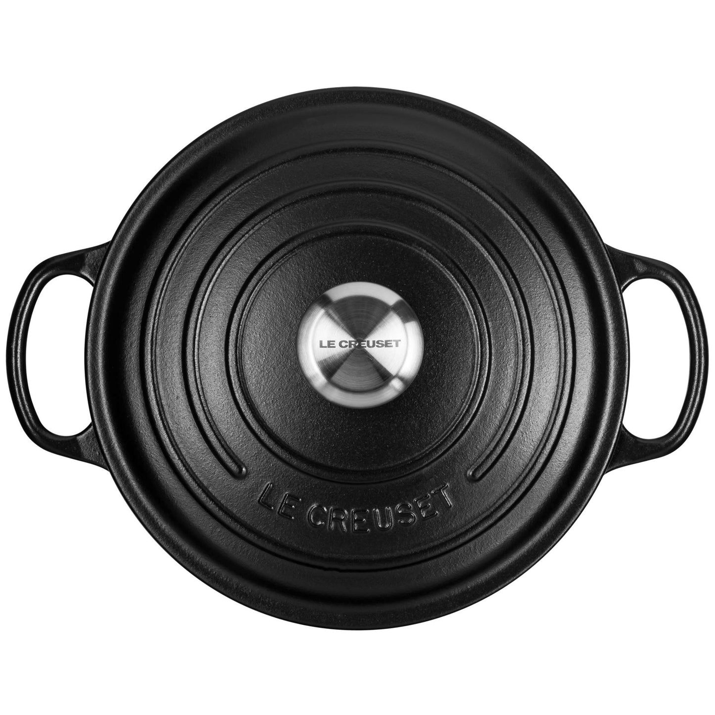 Le Creuset Signature Casserole round 24 cm black