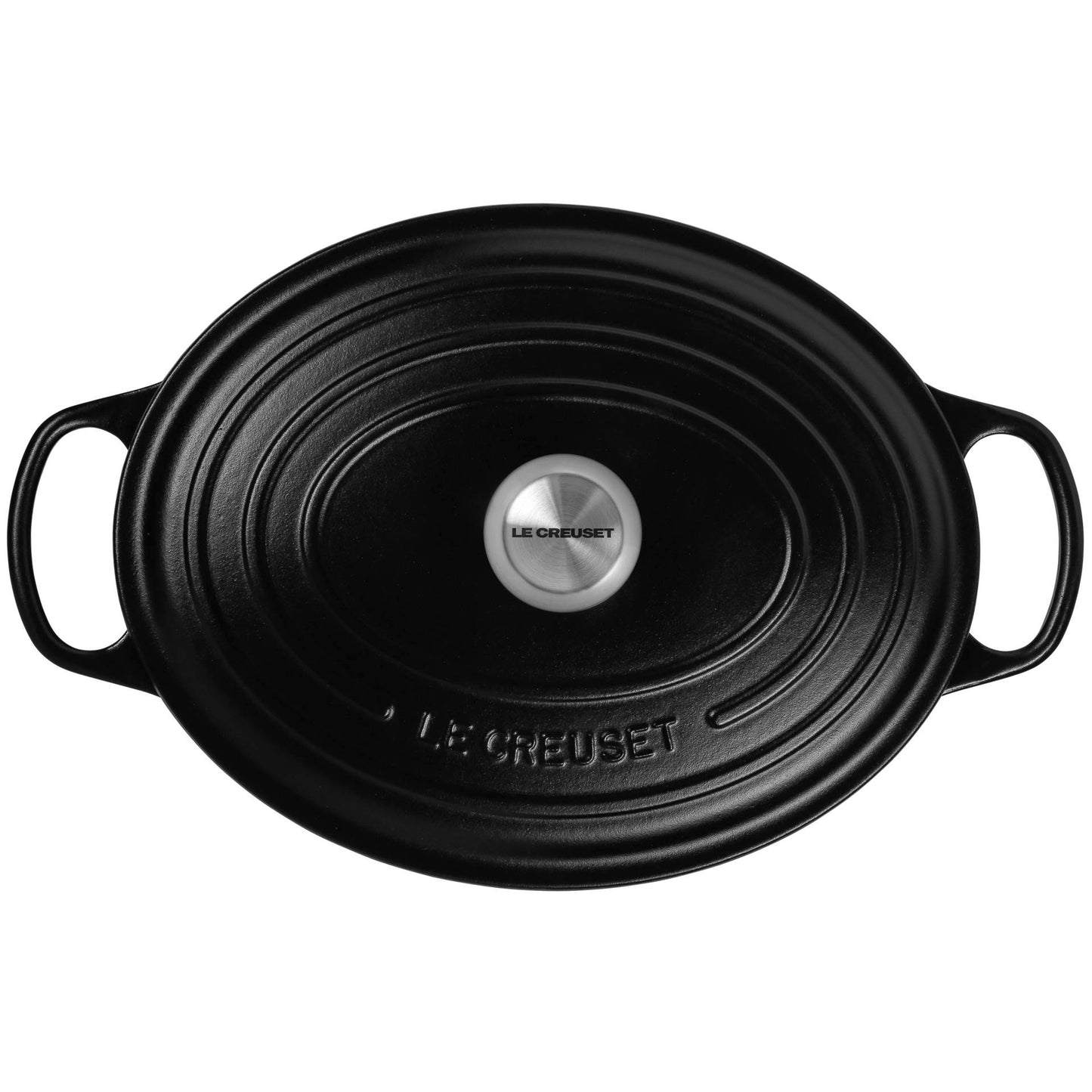 Le Creuset Signature Casserole oval 31 cm black