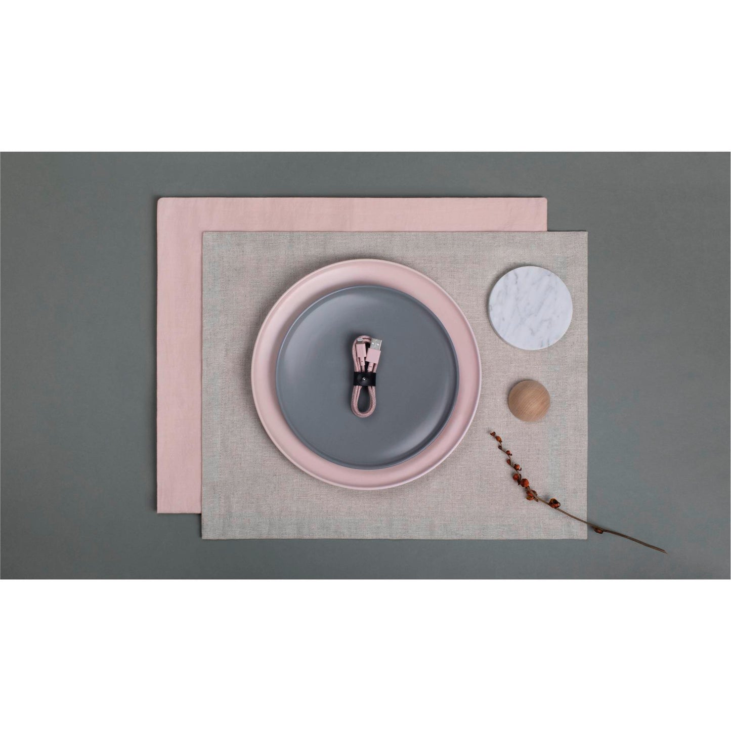 Native Union Belt Cable USB-A to Lightning 1,2m Rose