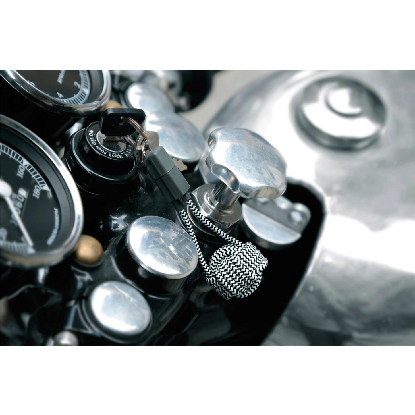 Native Union Key Cable USB-A to Lightning Zebra