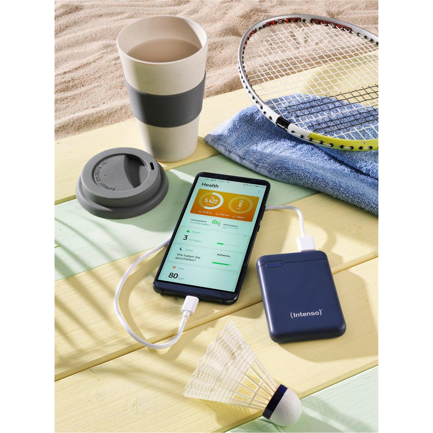 Intenso Powerbank XS5000 blue 5000 mAh incl. USB-A to Type-C