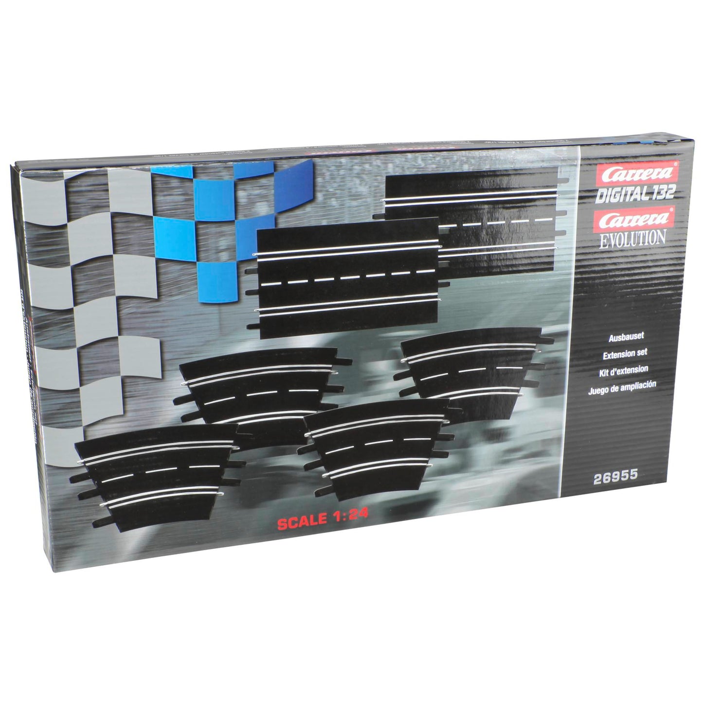 Carrera Digital + Evo. Extension (2straights/4curves 1/30°) 26955